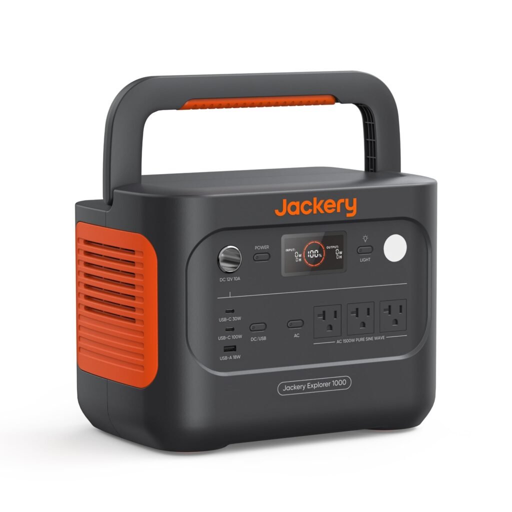 Jackery Explorer 1000 v2 Portable Power Station,1070Wh,1500W E1000v2